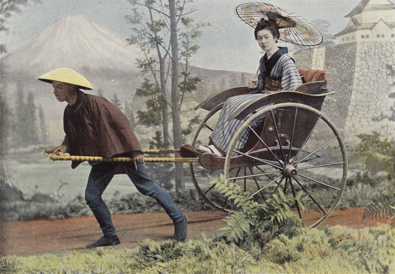 La inrikischa, coche de Japón de European Photographer