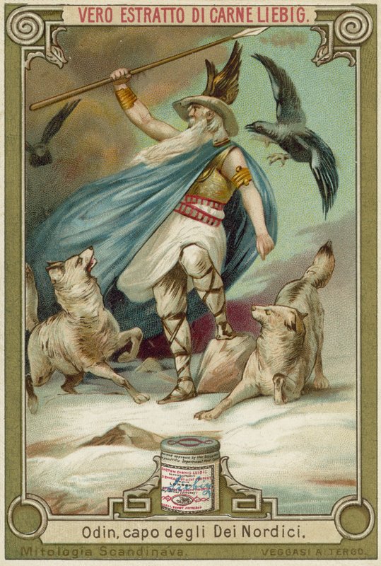 Odín, jefe de los dioses nórdicos de European School