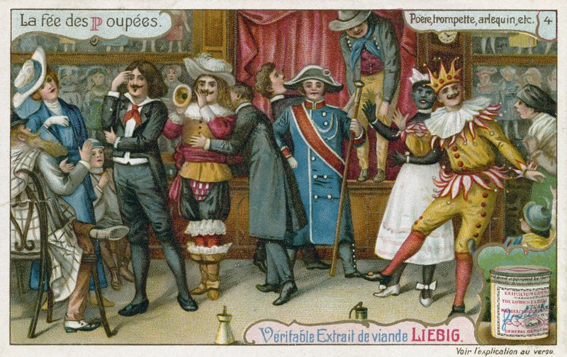 Poeta, trompetista; Arlequín, etc. de European School