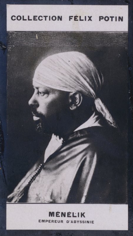 Menelik, Emperador de Abisinia (1844) de European Photographer