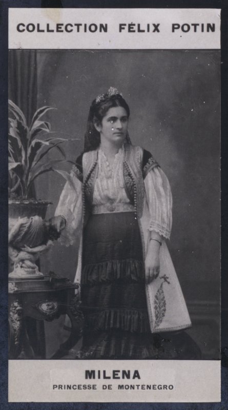 Milena, Princesa de Montenegro (1847) de European Photographer