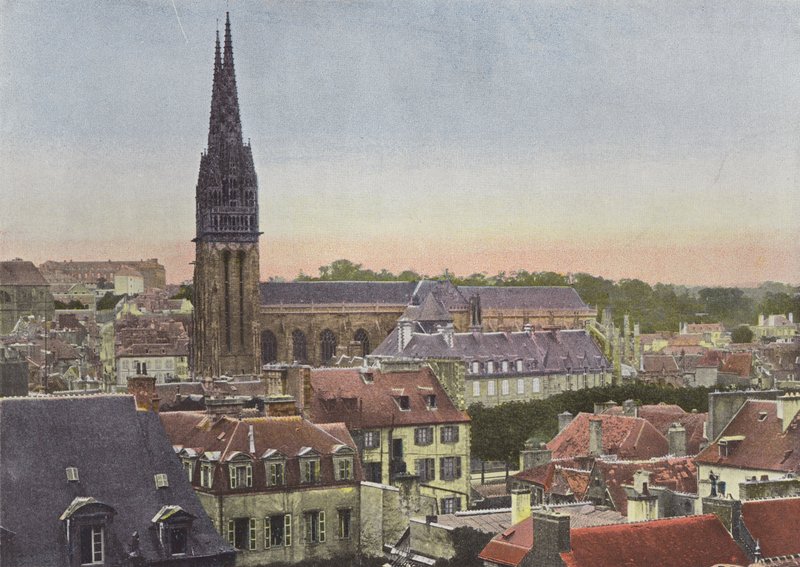 Quimper, vista desde el Mont Frugy de European Photographer