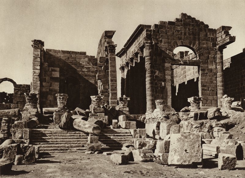 Sbeitia, Temple (foto en blanco y negro) de European Photographer