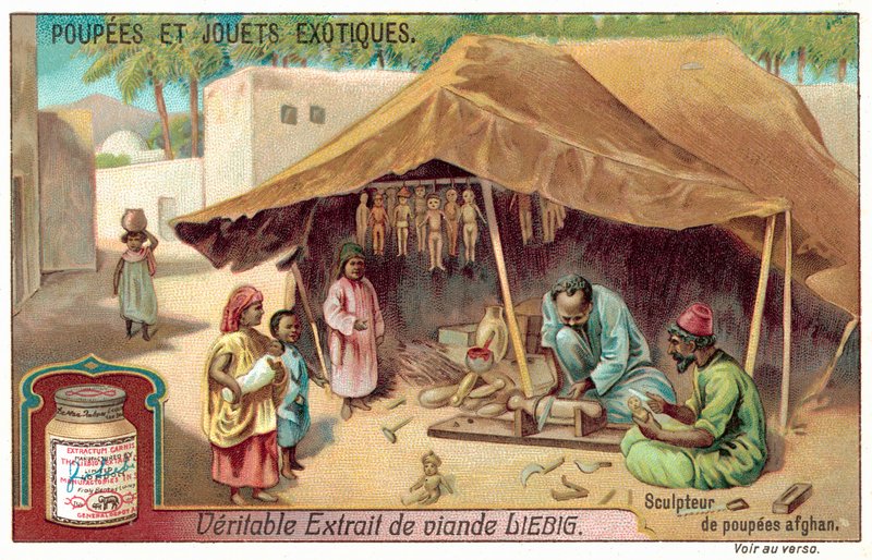 Fabricante de muñecas afgano de European School