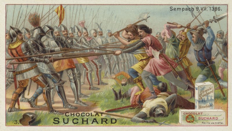Batalla de Sempach, Suiza, 9 de julio de 1386 de European School