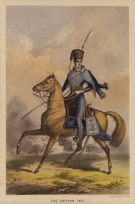 Uniforme de caballería británica de European School