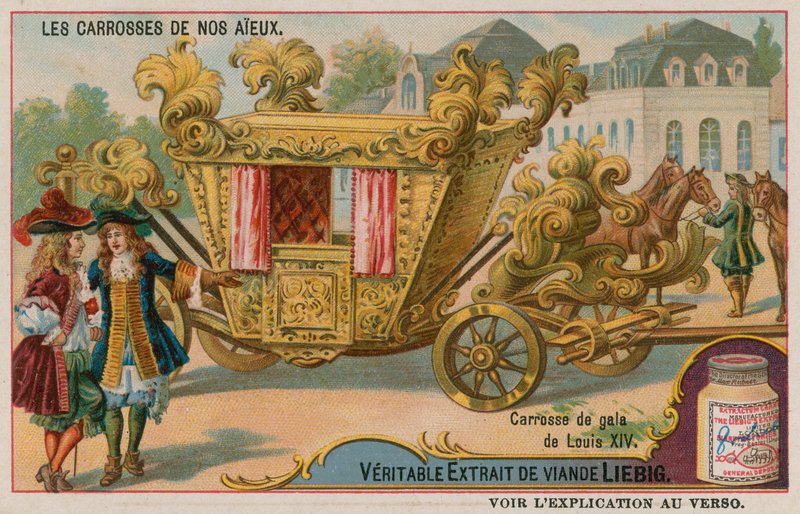 Carruaje de gala del Rey Luis XIV de European School