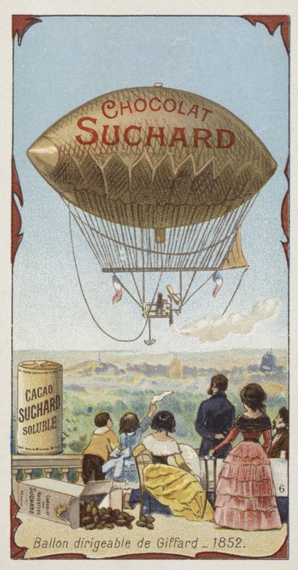Dirigible de Giffard, 1852 de European School