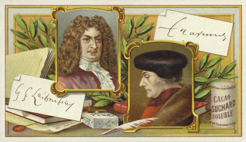 Gottfried Wilhelm Leibniz y Desiderio Erasmo de European School