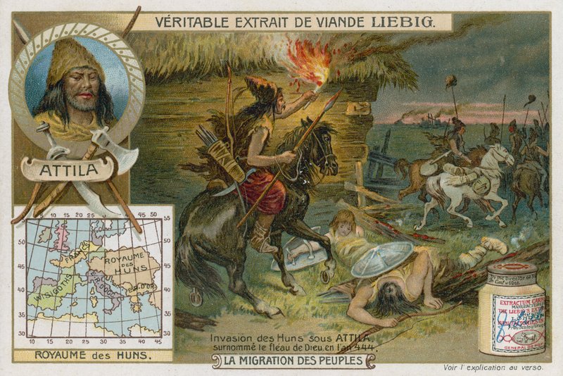 Invasión de los hunos bajo Atila, 444 de European School
