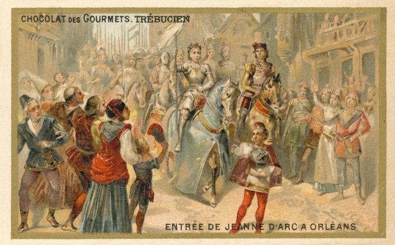Juana de Arco entrando en Orleans, 1429 de European School