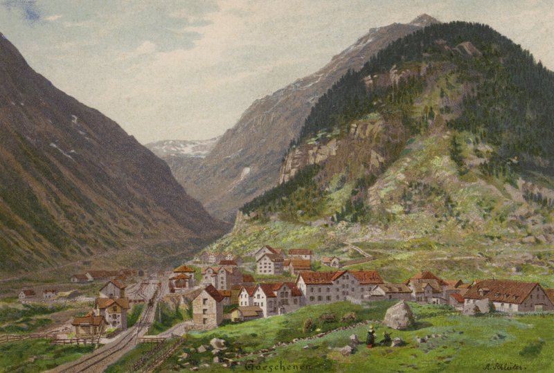 Lago Lucerna: Goschenen de European School