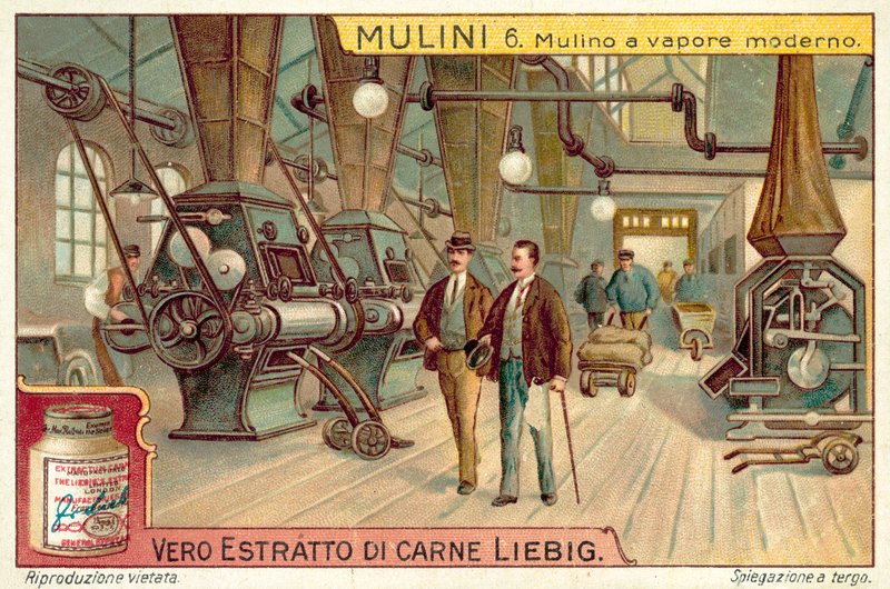 Moderno molino a vapor de European School