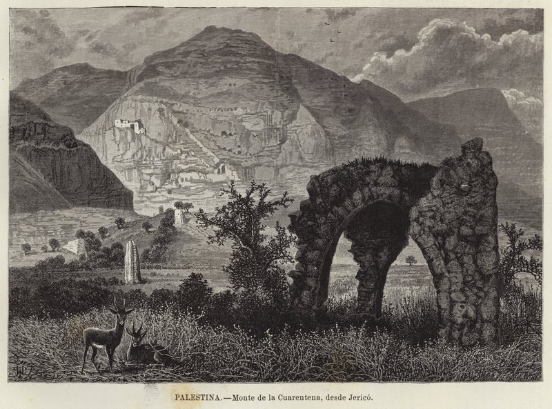 Palestina, Monte de la Cuarentena, desde Jericó de European School