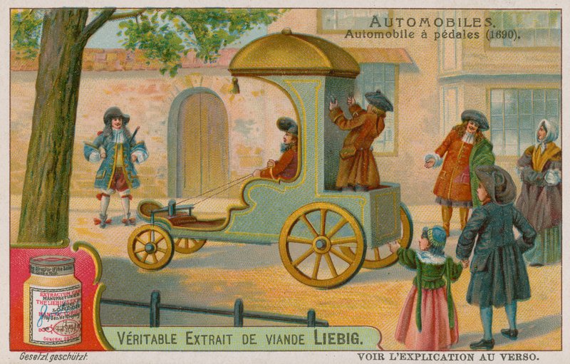 Coche a pedales, 1690 de European School