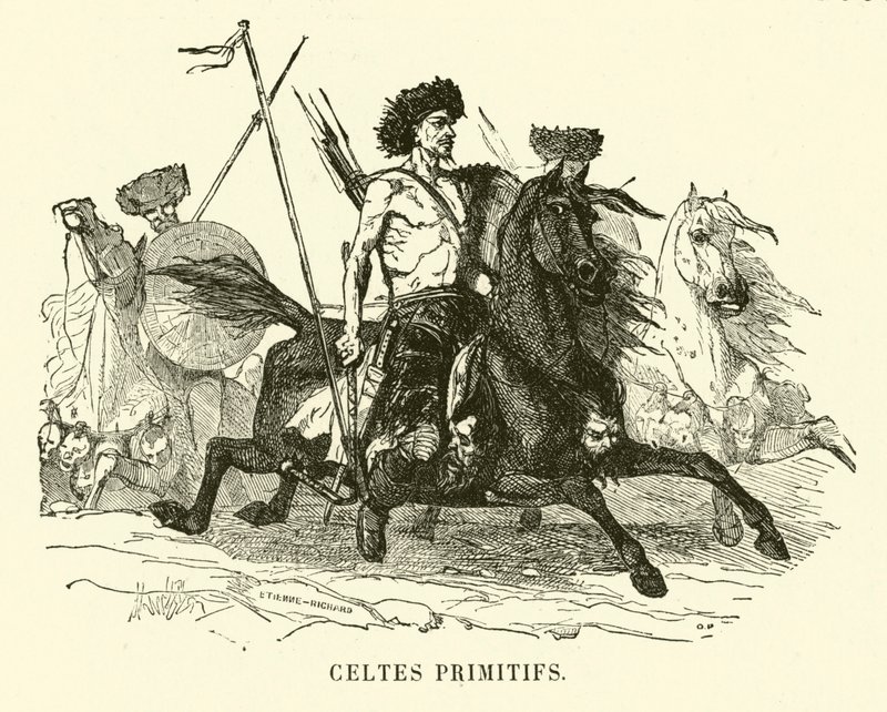 Guerreros celtas primitivos de European School