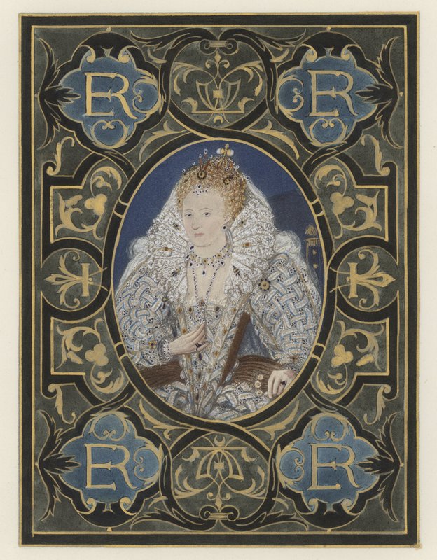 Reina Isabel (litografia en color) de European School