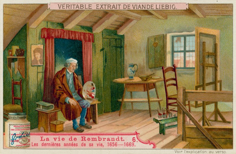 Los Últimos Años de Rembrandt de European School