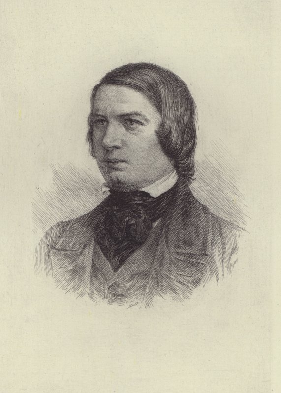 Robert Schumann (grabado) de European School