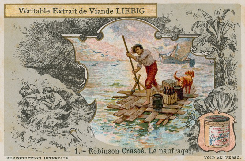 Robinson Crusoe después del naufragio de European School