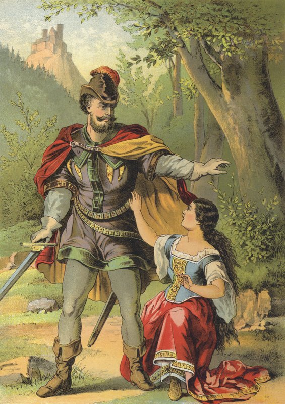 Blancanieves (litografía en color) de European School
