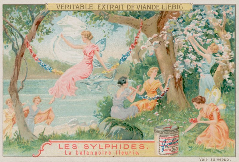 Sílfides y un Columpio de Flores de European School