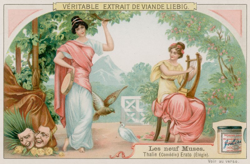 Talia (comedia) y Erato (elegía) de European School