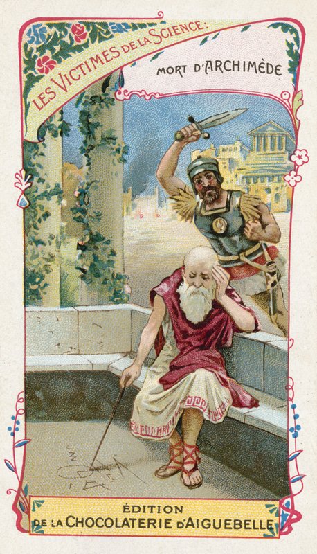 La muerte de Arquímedes, c. 212 a.C. de European School