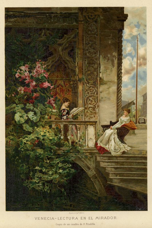 Venecia - Leyendo en el balcón de European School
