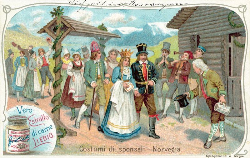 Procesión de boda en Noruega de European School