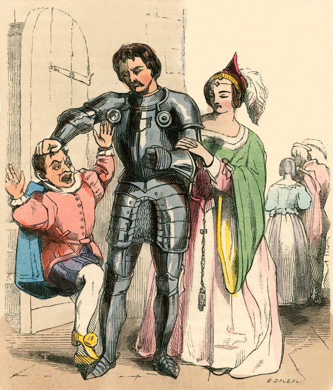 El caballero capturando al príncipe Pedro de F. Tayler