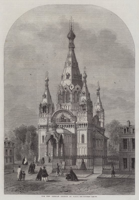 La nueva iglesia rusa en París de Felix Thorigny