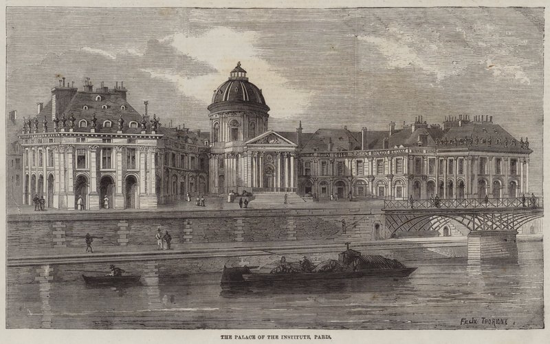 El Palacio del Instituto, París de Felix Thorigny