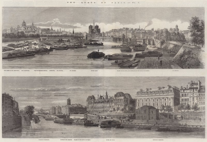 Los muelles de París de Felix Thorigny