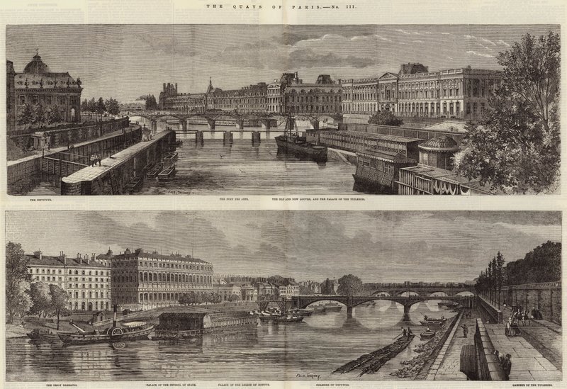 Los muelles de París de Felix Thorigny