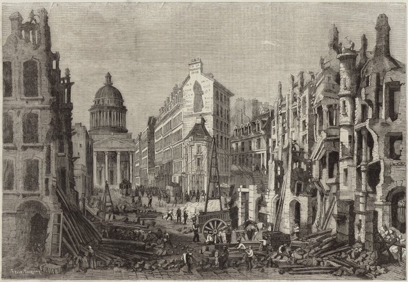 Demoliciones en París de Felix Thorigny