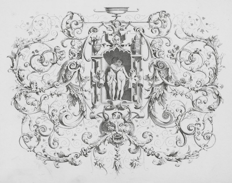 Ornamento de Charles Klimsch (grabado) de Ferdinand Karl Klimsch