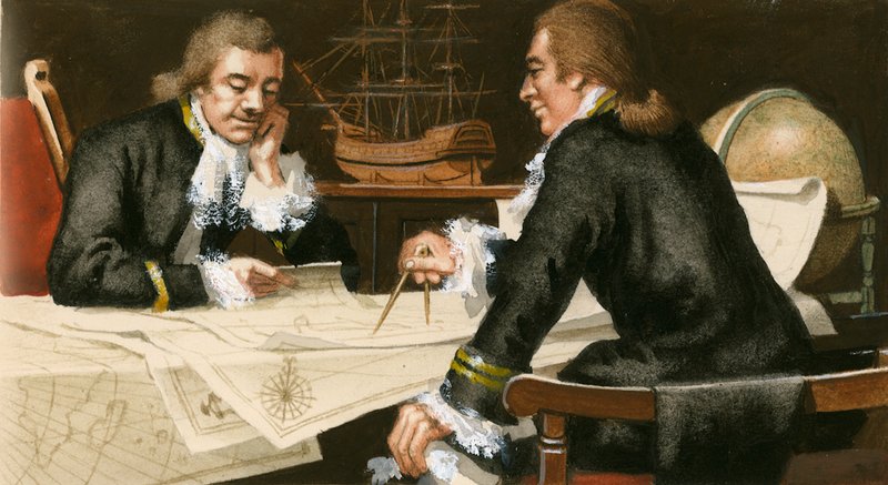 El viaje épico del almirante Anson de Ferdinando Tacconi
