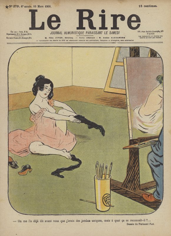 Ilustración para Le Rire de Fernand Fau