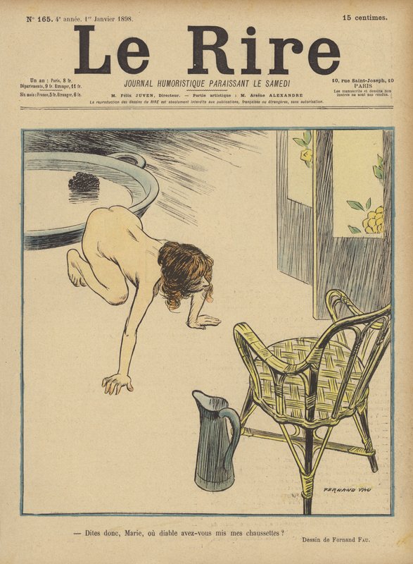 Ilustración para Le Rire de Fernand Fau