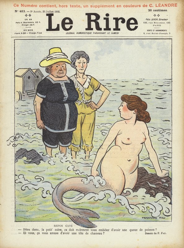Ilustración para Le Rire de Fernand Fau