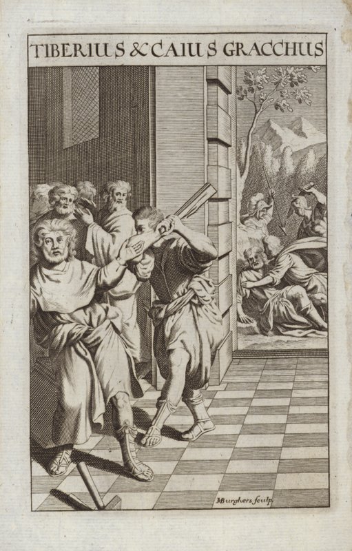 Tiberio y Cayo Graco de Flemish School