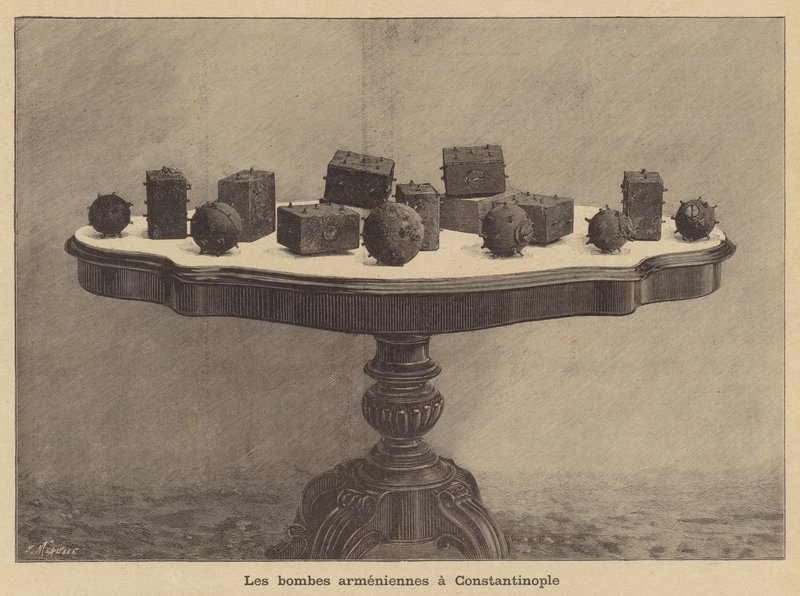Bombas armenias en Constantinopla de Fortune Louis Meaulle
