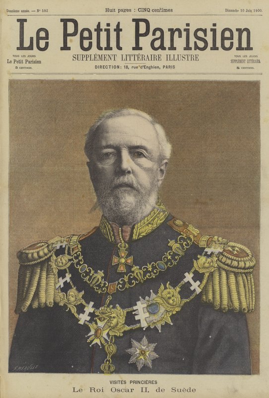 Oscar II, Rey de Suecia de Fortune Louis Meaulle