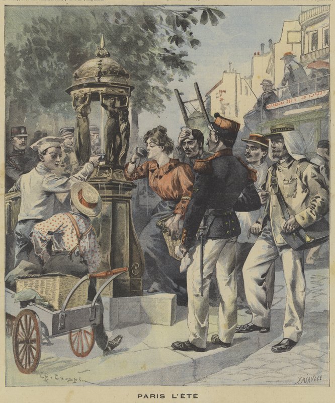 París en verano de Fortune Louis Meaulle