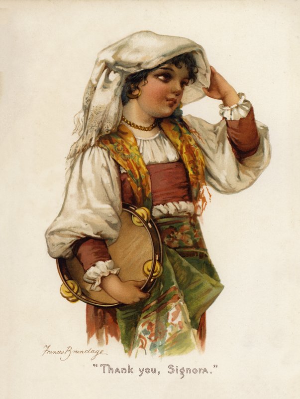 Chicas: "Gracias, Signora" de Frances Brundage