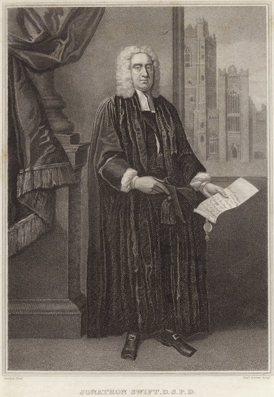 Retrato de Jonathan Swift de Francis Bindon