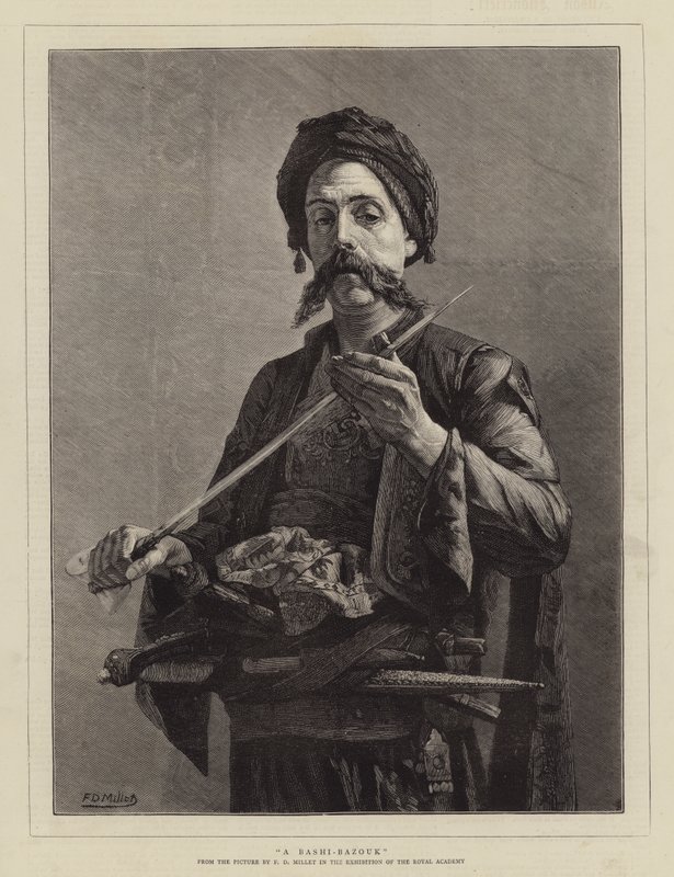 Un Bashi-Bazouk de Francis Davis Millet