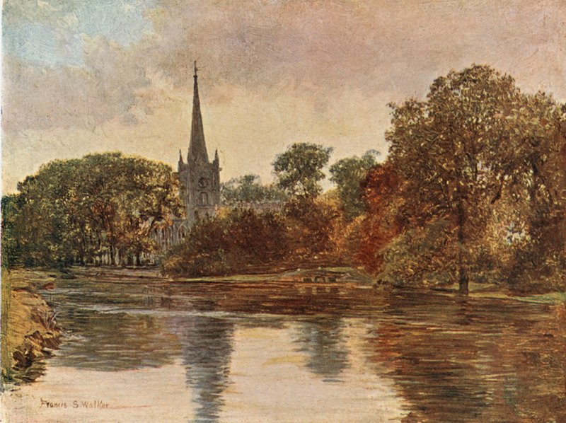Iglesia de la Trinidad, Stratford on Avon de Francis S. Walker