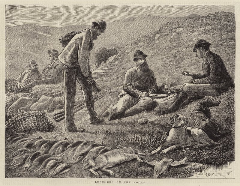 Almuerzo en los páramos de Francis Wilfred Lawson